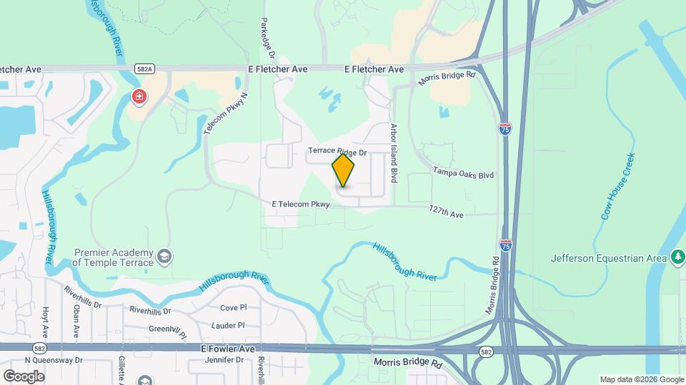 12936 Terrace Springs Dr Map and Location Details