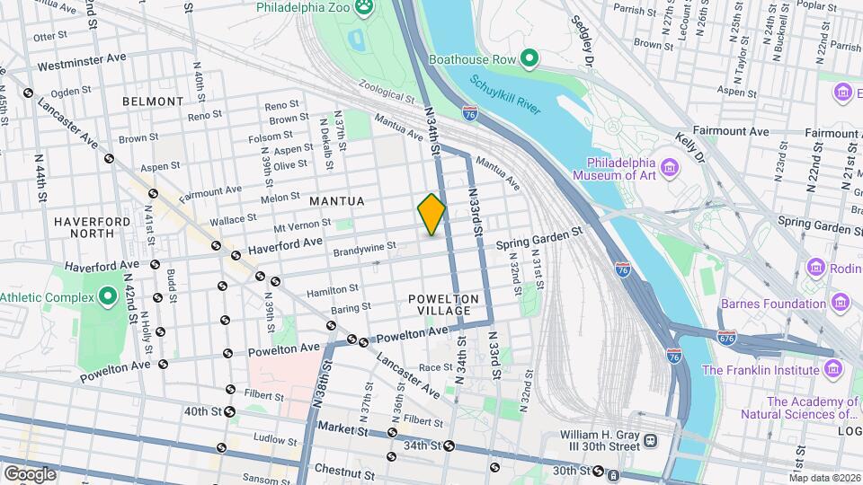 3420 Brandywine St Map and Location Details