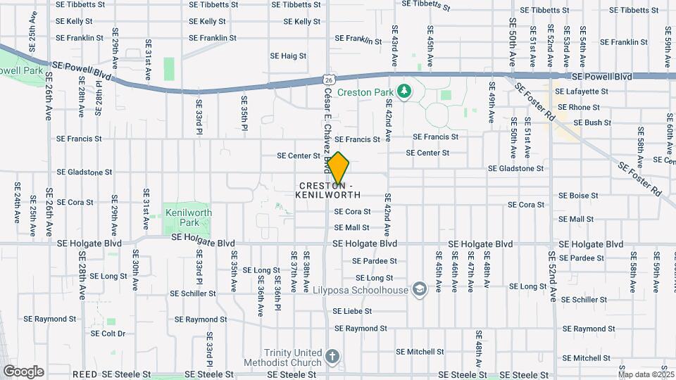 3925 SE Boise St Mapa y Detalles de la Ubicación