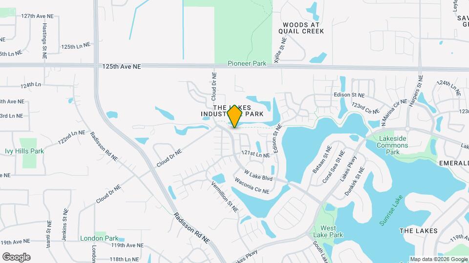 12263 Xylite St NE, Unit c Mapa y Detalles de la Ubicación