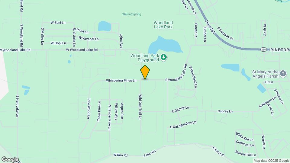 45 E Woodland Lake Rd Map and Location Details