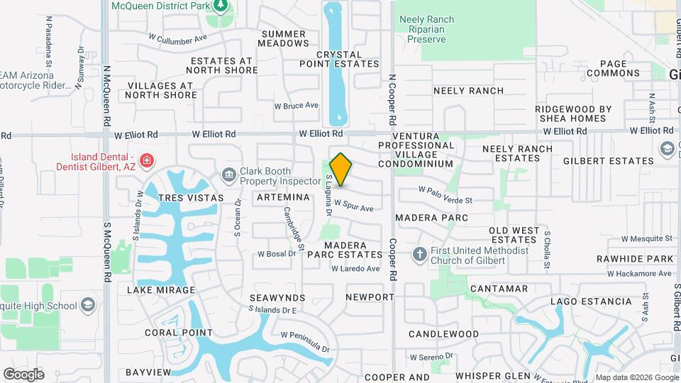 913 W Horseshoe Ave Map and Location Details