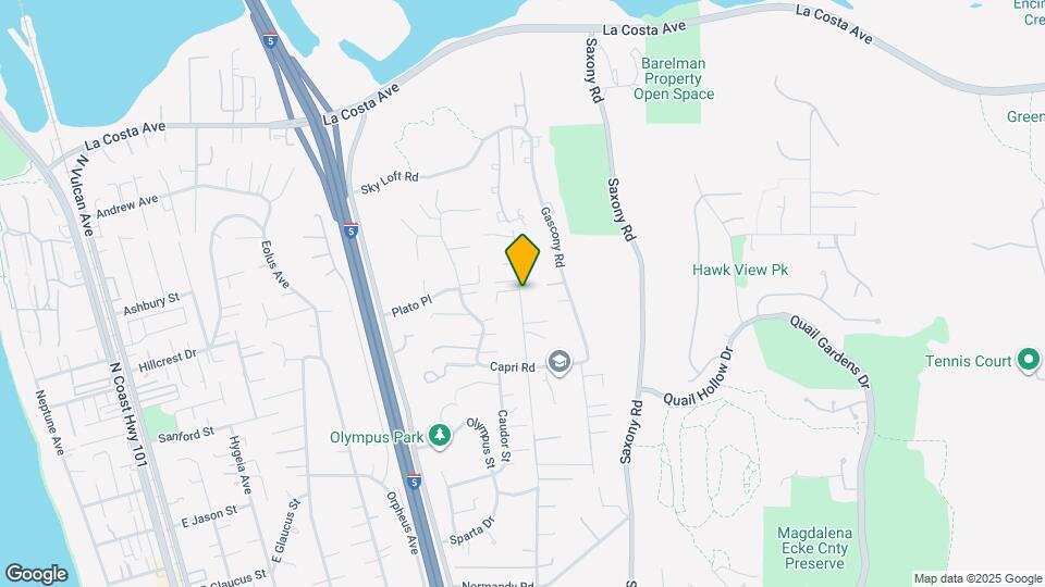 1605 Burgundy Rd Map and Location Details