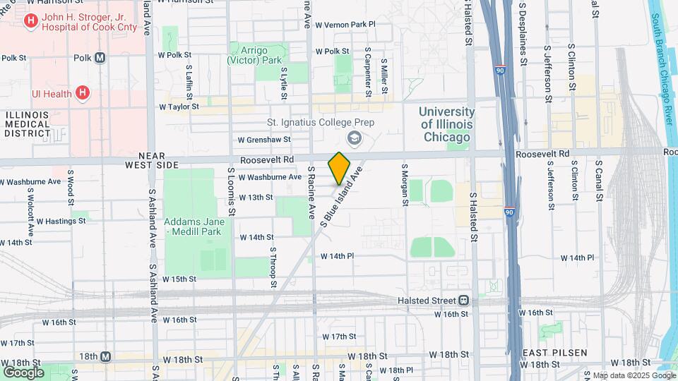 1258 S Blue Island Ave Map and Location Details