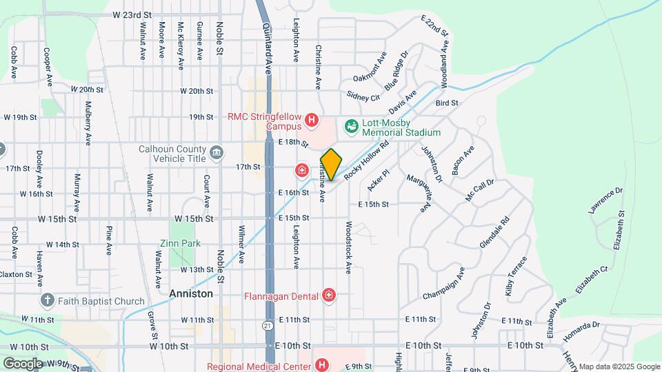 1600 Rocky Hollow Rd Map and Location Details