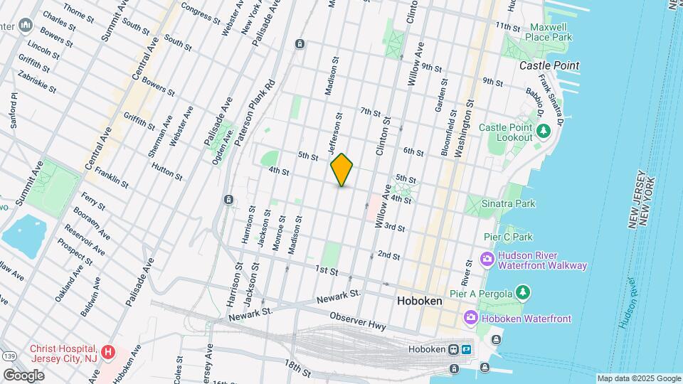 327 Adams St Mapa y Detalles de la Ubicación