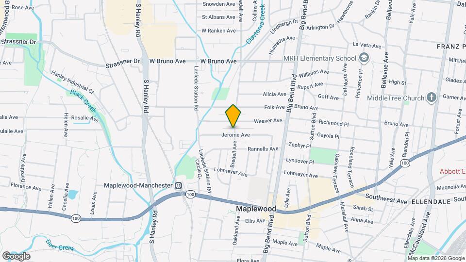 7703 Jerome Ave, Unit 2 Map and Location Details