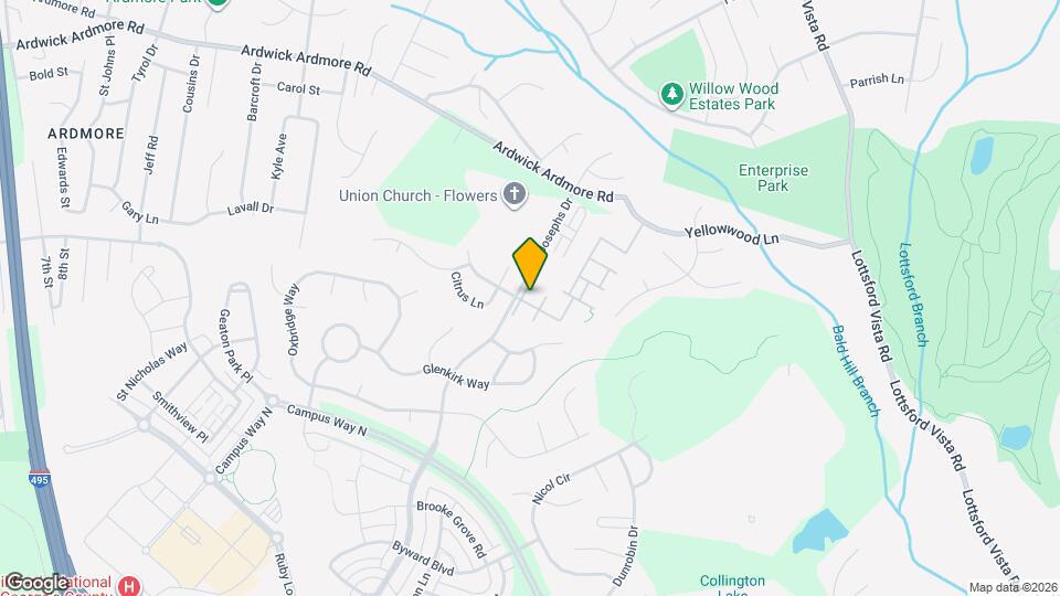 2503 Lemontree Terrace Map and Location Details