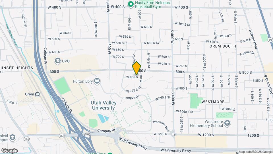 795 S 800 W St Map and Location Details