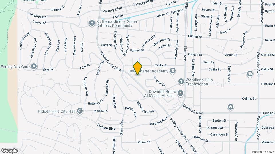 5817 Lockhurst Dr Map and Location Details
