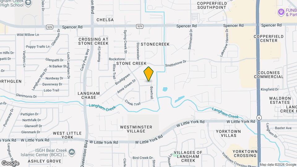 16606 Burlcreek St Mapa y Detalles de la Ubicación
