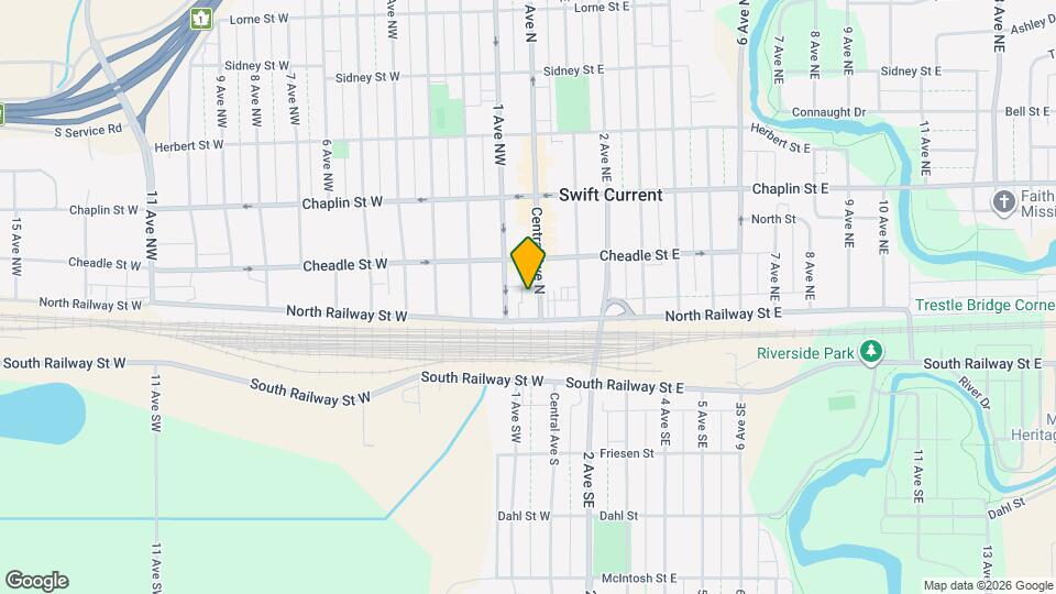 Central Place Map and Location Details