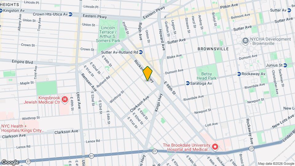 207 E 96th St, Unit 1R Mapa y Detalles de la Ubicación