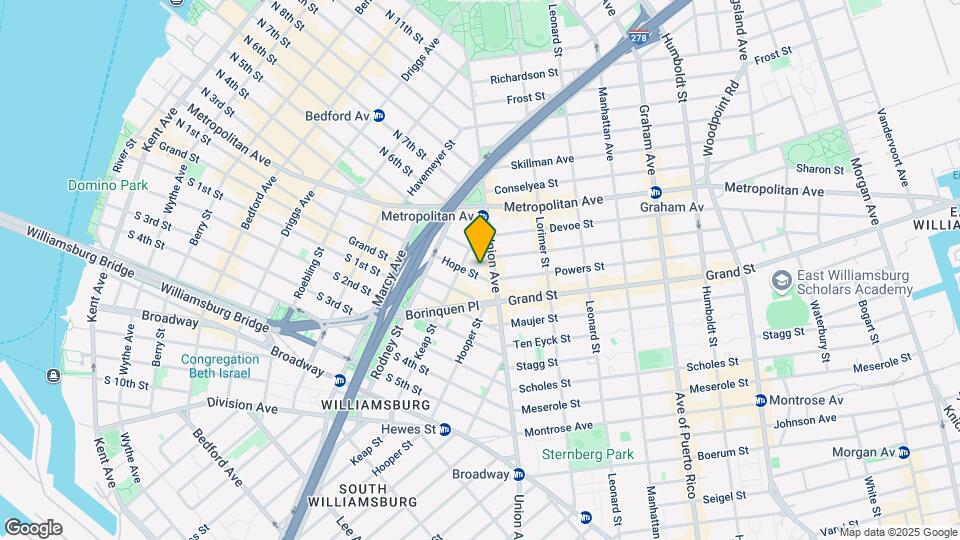 155 Hope St Mapa y Detalles de la Ubicación