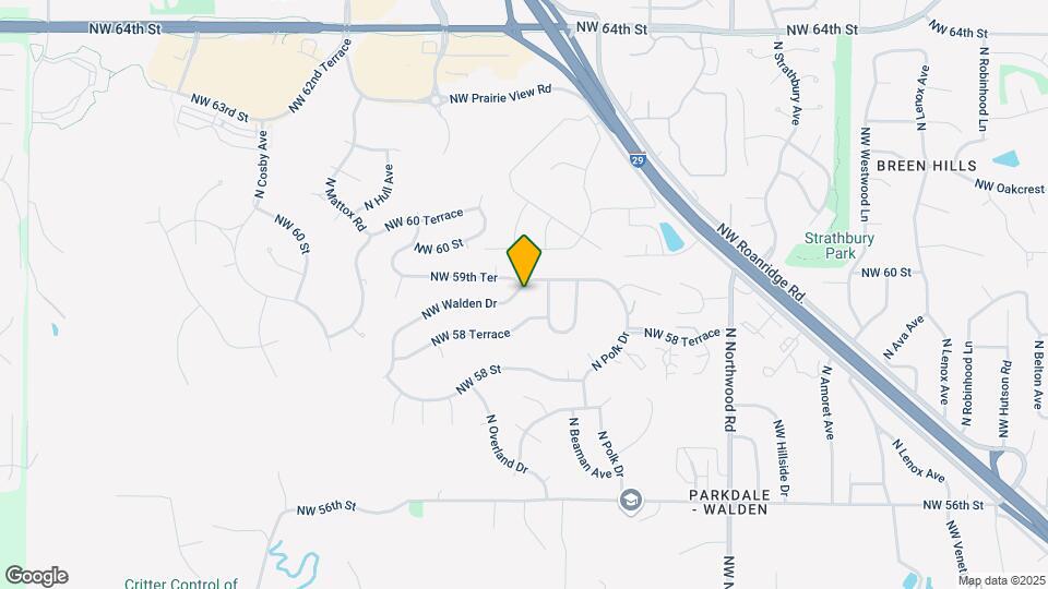 5117 NW Walden Dr Map and Location Details