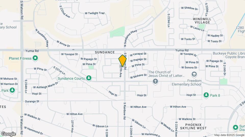 1497 S 227th Dr Map and Location Details