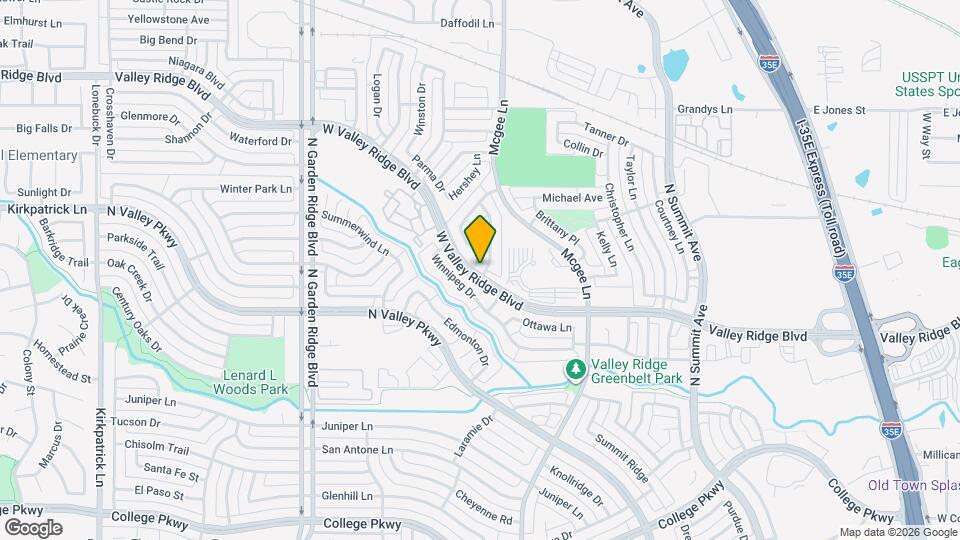 1100 Raleigh Dr Map and Location Details