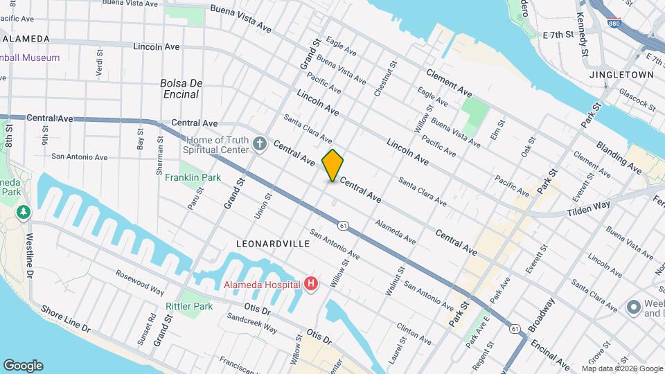 1312 Chestnut St Map and Location Details