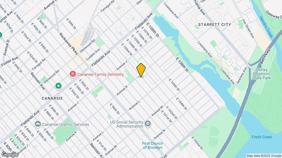 1116 E 102nd St Map and Location Details