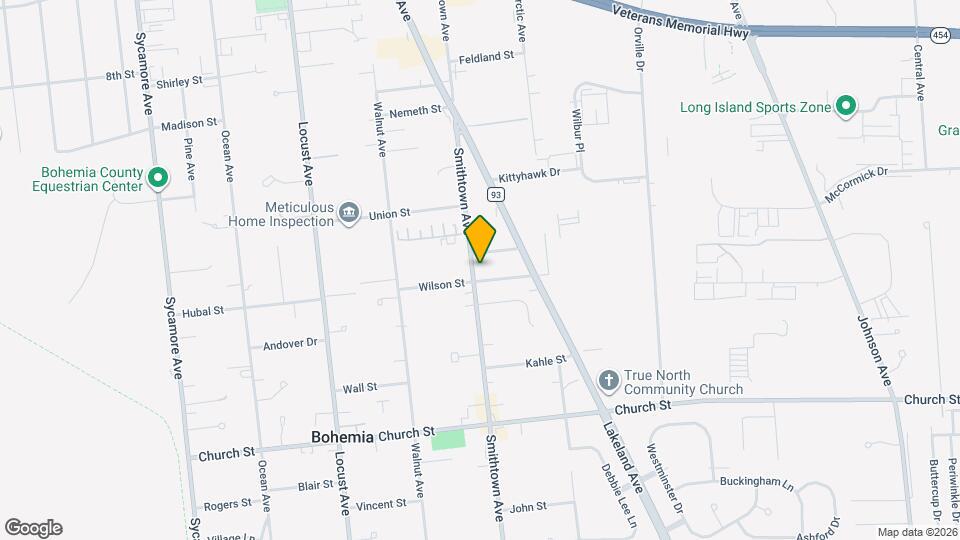 1289 Smithtown Ave, Unit Private Studio Apartment Map and Location Details