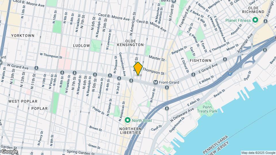 1211 N Palethorp St Mapa y Detalles de la Ubicación