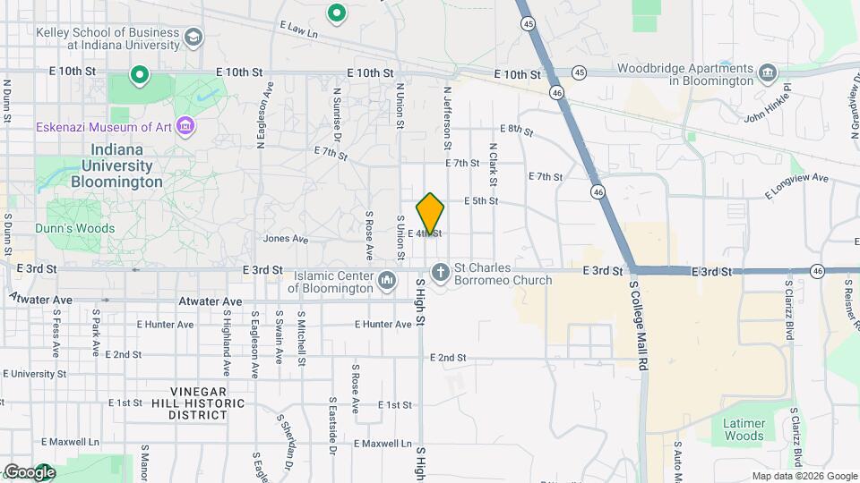 205 S Bryan Ave Map and Location Details