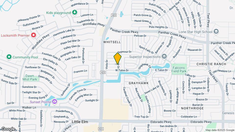 795 Fall River Dr Map and Location Details