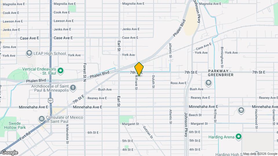 1127 Ross Ave E Mapa y Detalles de la Ubicación