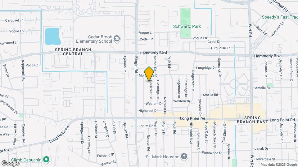 1945 Coulcrest Dr Map and Location Details