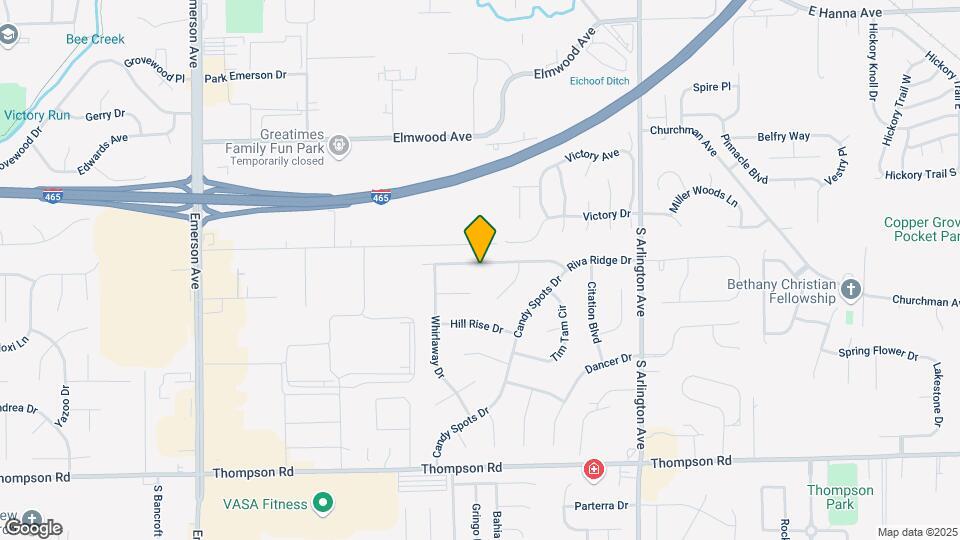 5607 Riva Ridge Dr Map and Location Details