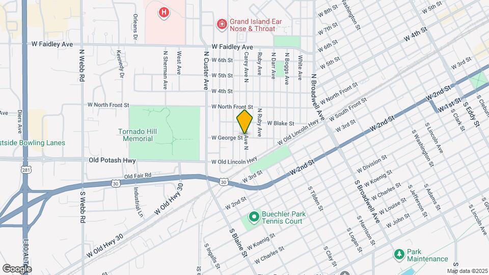 2304 W George St Map and Location Details