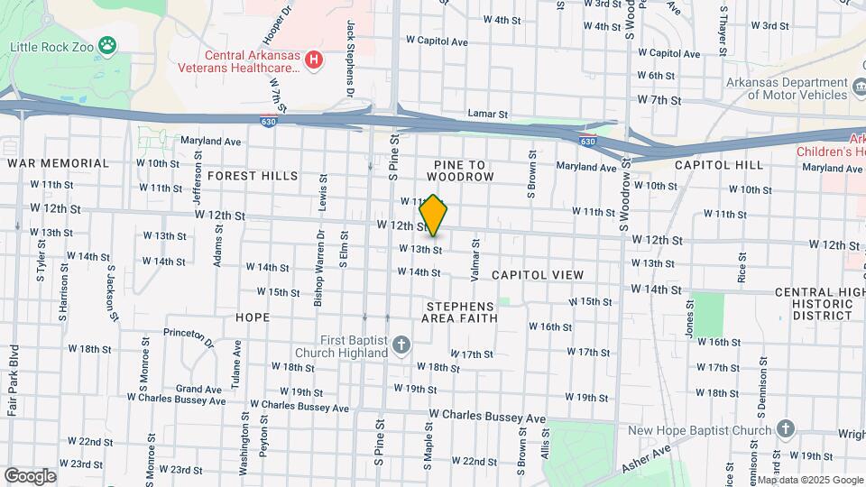 3700 W 13th St Map and Location Details