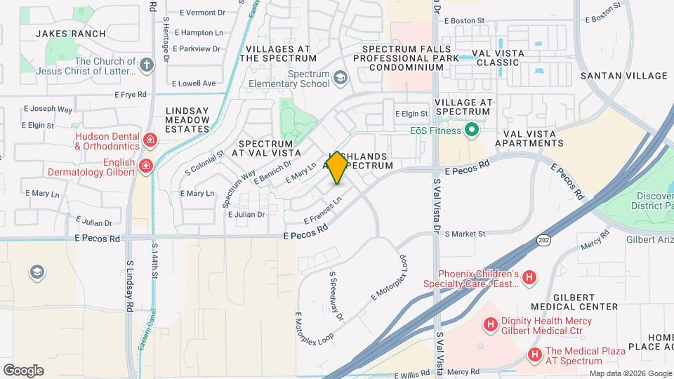 1315 E Julian Dr Map and Location Details