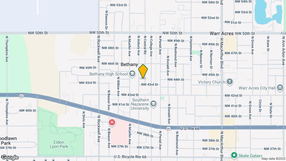 4407 N Central Rd Map and Location Details