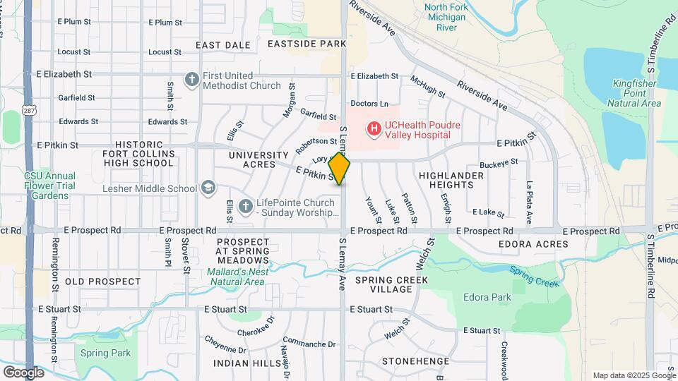 1305 S Lemay Ave Map and Location Details