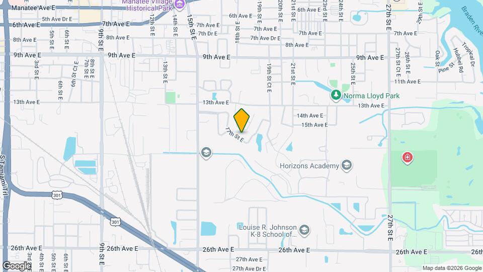 1621 17th St E Map and Location Details