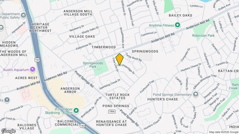 8905 Pineridge Dr Mapa y Detalles de la Ubicación