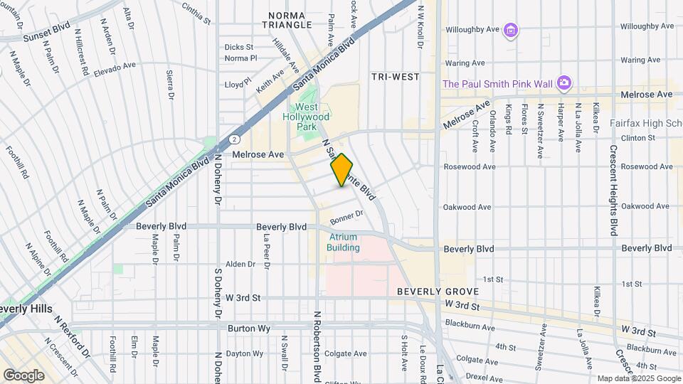 8716 Ashcroft Ave Map and Location Details