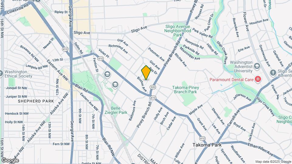 7506 Dundalk Rd Map and Location Details