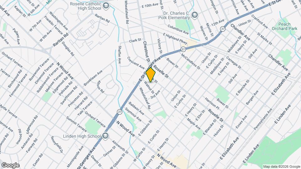 1112 Walnut St Map and Location Details