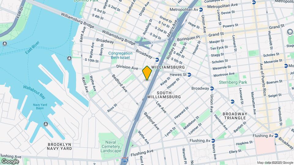 190 Ross St Map and Location Details