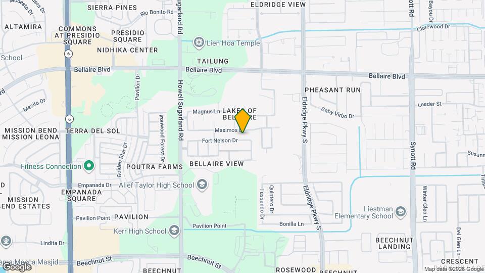 13826 Fort Nelson Dr Map and Location Details