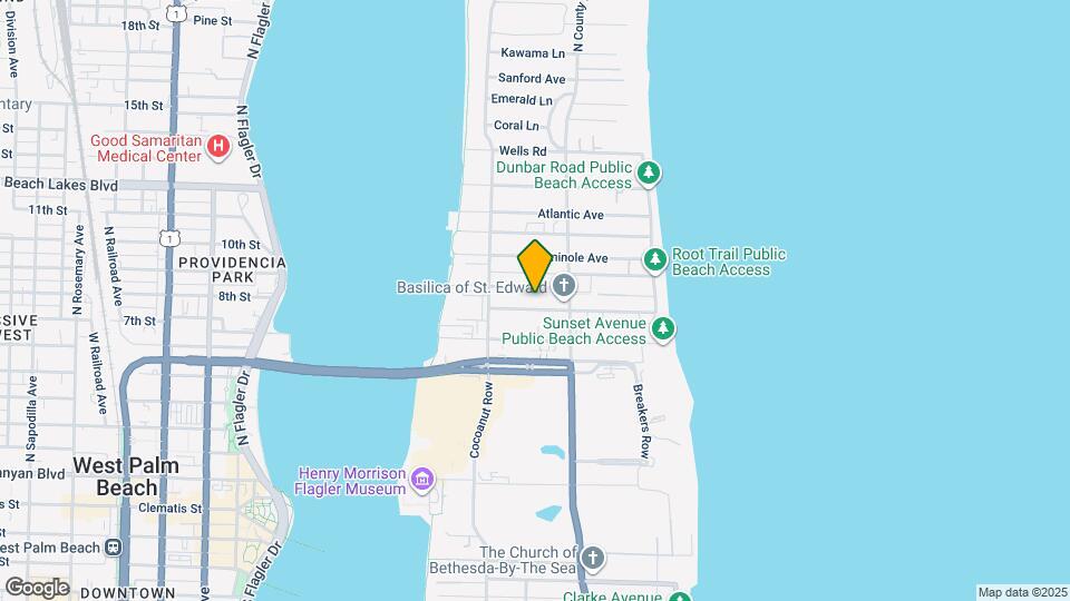 The Palm Beach Hotel Condominium Map and Location Details