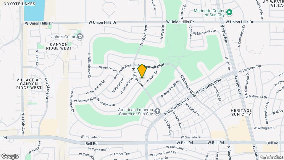 10645 W Sequoia Dr Map and Location Details