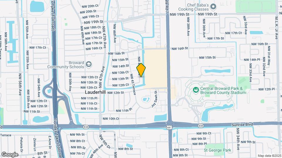 1280 NW 43rd Ave Map and Location Details