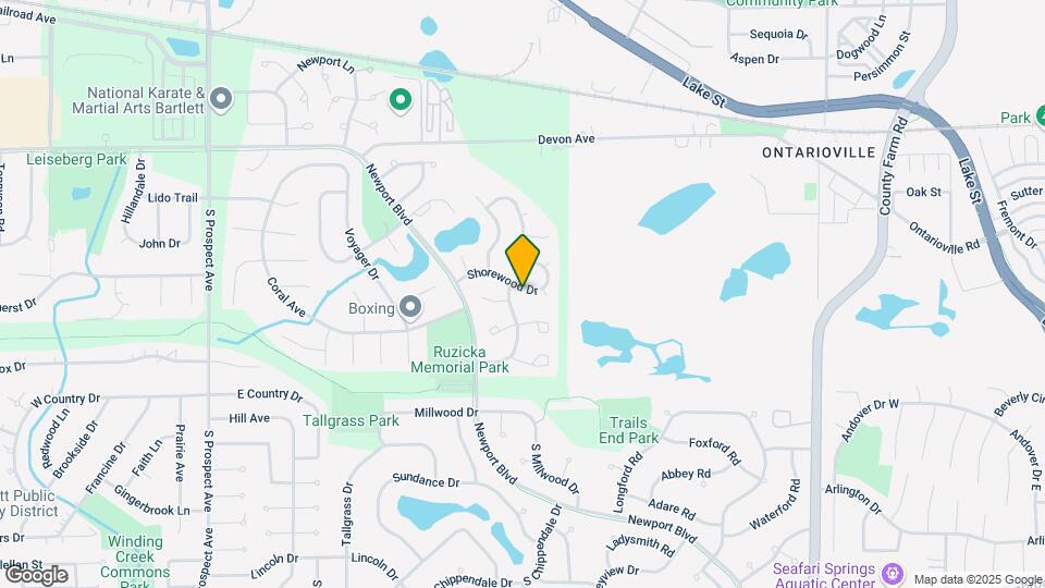939 Shorewood Dr Map and Location Details