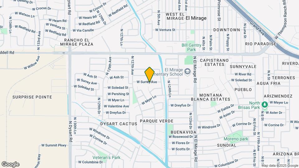 12541 W Surrey Ave Mapa y Detalles de la Ubicación