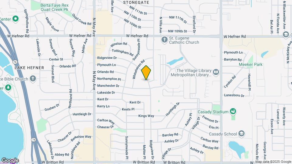 10401 Ridgeview Dr Map and Location Details