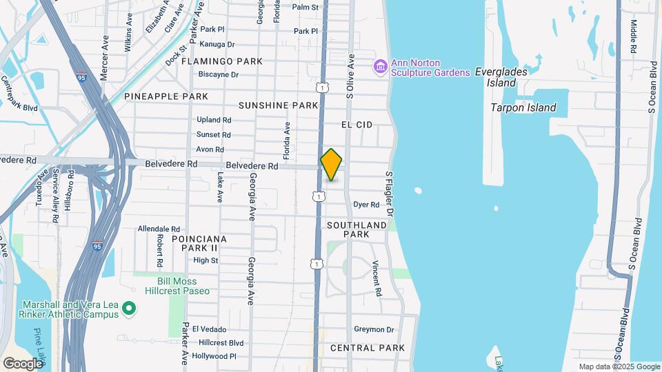323 Almeria Rd Map and Location Details