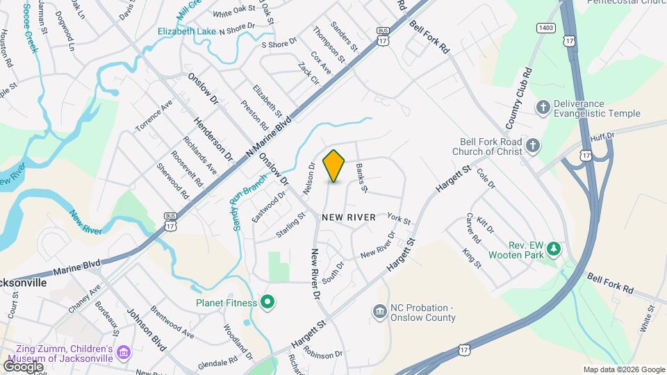 412 New River Dr Map and Location Details